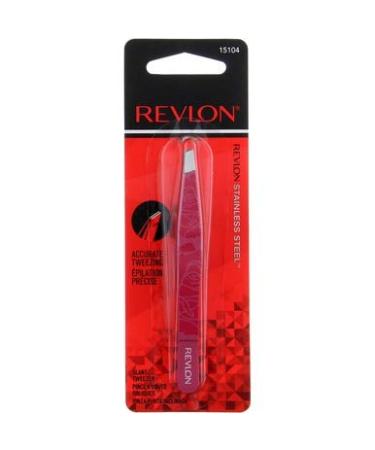 Revlon Designer Collection Eyebrow Hair Removal Tweezer - High Precision Stainless Steel Tweezers for Men, Women & Kids (1 Pack) - Buy Online on GoSupps.com
