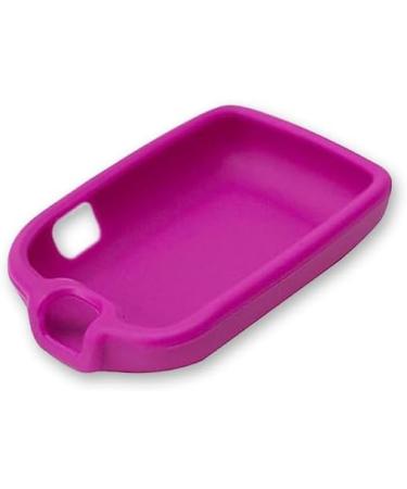 Diasticker | Protective Cover for Freestyle Libre 1 2 & 3 | Flexible Shockproof Slip-In | Pink Protector for Freestyle Libre Reader - Scratch & Bump Resistant - Buy Online on GoSupps.com