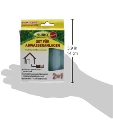 SUBIO Wastewater Treatment Plant Set with Accelerator - Optimal Solutions for Efficient Wastewater Management - Buy Online on GoSupps.com