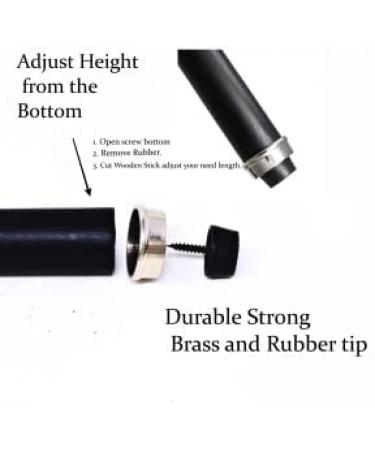 FYNJREX Vintage Antique Wooden Walking Cane with Silver Brass Handle - Unique Gift - Buy Online on GoSupps.com