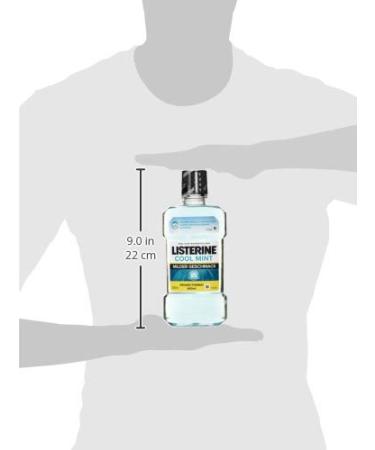 Buy Listerine Cool Mint Mouthwash 600ml - Effective Fresh Breath & Oral Care | International Shipping Available - Buy Online on GoSupps.com