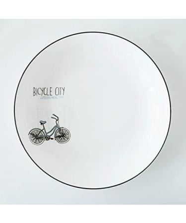 Fruit Bowl Ceramic White Cartoon Deep Dish Fruit Salad Fruit Steak Baked Rice Sushi Plate Dessert Tableware Kitchen Plates Dinnerware Fruit Dish (Color : 1) - Buy Online on GoSupps.com