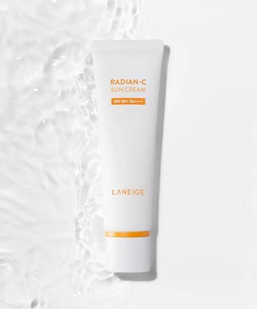 Radian-C Sun Cream - Lightweight Sunscreen Lotion for Sensitive Skin | UV Protection Blemish & Dark Spot Treatment | Korean Skincare 50ml - Buy Online on GoSupps.com