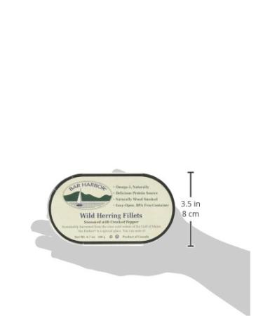 Bar Harbor All Natural Smoked Herring Cracked Pepper - 6.7 Ounce (Pack of 1) - Buy Online on GoSupps.com