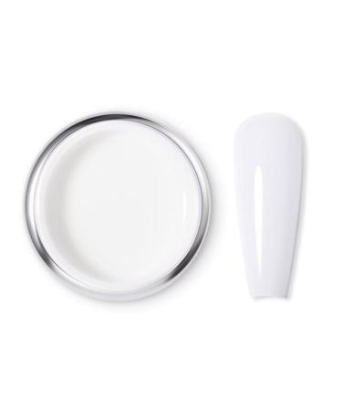 1pc Beautilux UV LED Hard Construction Nail Gel Soak Off Nails Pink UV Gel Polish Nail Art Builder Extension Gel 50g - (Color: Milky Style A) Milky / Style a