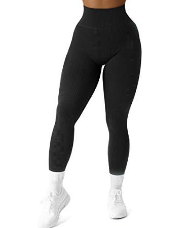 BALEAF Women's Joggers Pants Athletic Running Jogging Pants Hiking Quick  Dry Zipper Pockets Black-pants Medium
