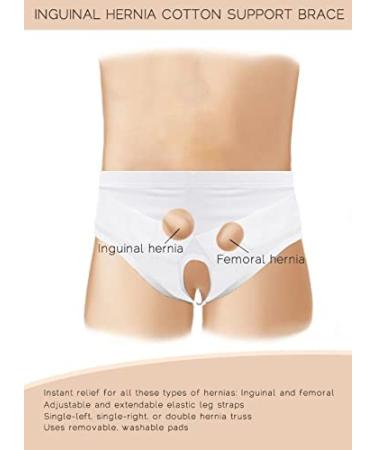 Underworks Inguinal Hernia Comfort Support Brace - Medium 33-36" Waist with Hot/Cold Therapy Pads - Buy Internationally - Buy Online on GoSupps.com
