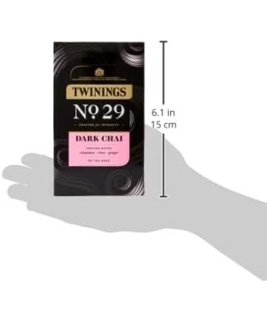 Twinings Dark Chai Tea Bags - 40 Count (Pack of 1) - Authentic Spiced Blend - Buy Online on GoSupps.com