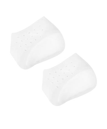 FRCOLOR Heel Lift Inserts Heel Cups for Heel Kawaii Room Decor Invisible Height Increase Insoles for Heel Pain Max High Heel Inserts Shoe Pads Inch Man Heighten White White Size 2