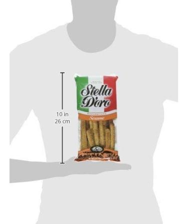 Stella D'oro Breadsticks  Sesame  6 Oz SESAME 6 Ounce (Pack of 1) - Buy Online on GoSupps.com