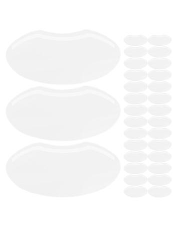 TOVINANNA Clear Disposable Faces Shield 60pcs Microblading Shower Faces Shield Visors Haircut Hairspray Eye Protector