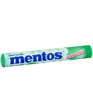 Mentos Spearmint Rolls 37.5g (Pack of 4) Multipack Chewy Dragees Softmints Sweets Mints Candy - Buy Online on GoSupps.com