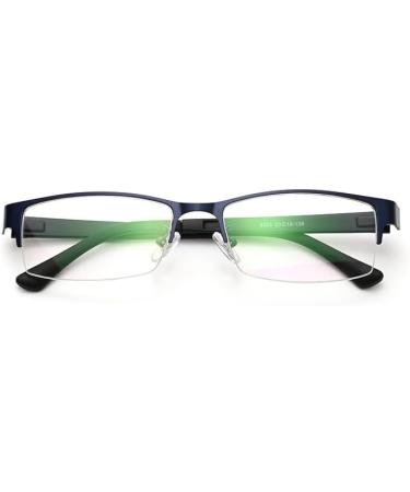 Zhuyiqz Classic Semi-Frame Anti-Blue Light Glasses - Retro UV Protection Computer Readers for Men - Color C2 Size +0.00 - Buy Online on GoSupps.com
