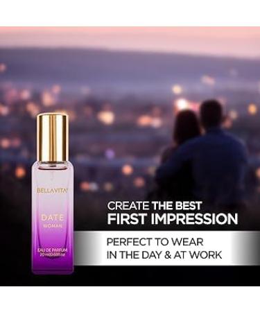 Luxury Date Woman Eau De Parfum Perfume with Pink Pepper Jasmine & Vanilla|Premium Long Lasting Floral & Fruity Fragrance for Women 20ML - Buy Online on GoSupps.com
