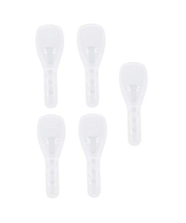 Fomiyes 5er boxes travel case for razor travel cover for razor suitcases razor case traveler gasolier holder Razor cover for travel razor protection pp dustproof travel shave