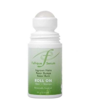 Follique Serum Roll On for Razor Bumps Ingrown Hairs Razor burn caused by waxing shaving and hair removal