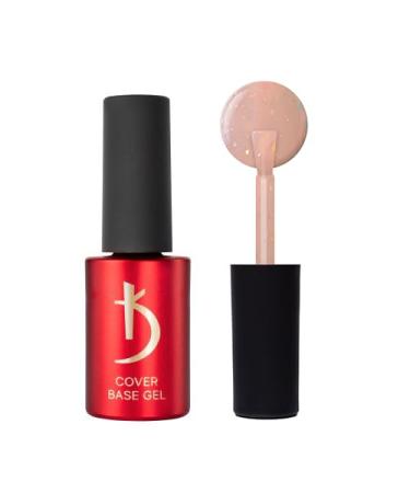 K odi Professional UV Nail Polish Cover Base Coat Milky Beige Nude Blue Gold Flakes Shimmer Polish Gel UV LED Soak Off Base Coat Gel Polish Colours Shellac Gel Nails 7 ml