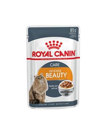 Royal Canin Hair & Skin Adult Wet Cat Food In Gravy 48 x 85g