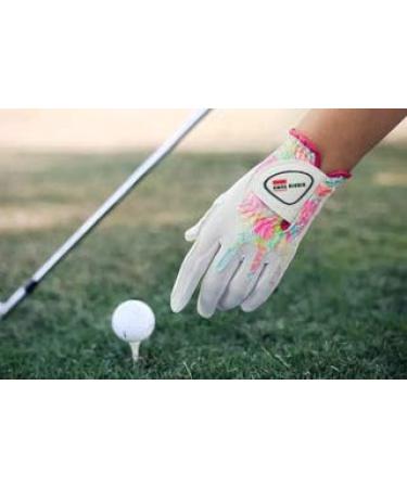 BIRDIE TOWN JUPITER Women's Golf Glove - Breathable Synthetic Leather - One Size Fits Most - Tropical Design - Left Hand Fit for Right-Handed Golfers - Buy Online on GoSupps.com