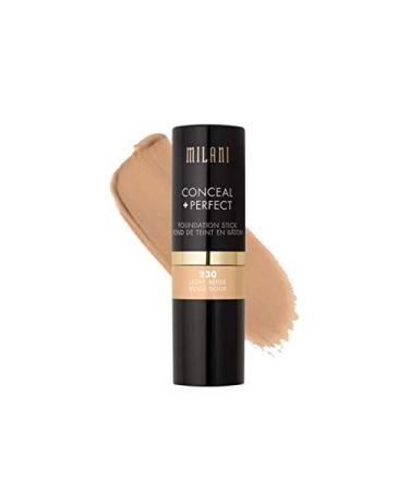 Milani Conceal + Perfect Foundation Stick - Light Beige (0.46 Ounce) Vegan  Cruelty-Free Cream Foundation - Cover Under-Eye Circles  Blemishes & Skin Discoloration for a Flawless Finish