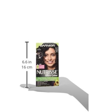 Garnier Nutrisse Ultra Color BL11 Jet Blue Black Hair Dye - Nourishing Creme, Permanent Color - 1 Count - Buy Online on GoSupps.com
