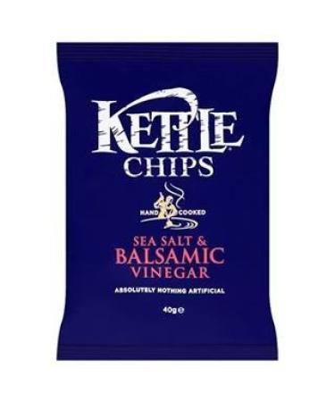 Kettle KETTLE Sea Salt & Balsamic Vinegar Chips 40g x Case of 18