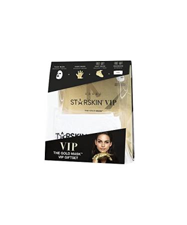 STARSKIN VIP The Gold Mask Giftset - High-end Gift - Complete Collection - Includes Hand Foot and Face Masks Headband