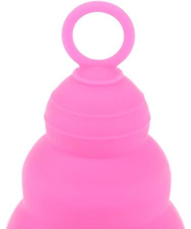 HBPH Foldable Silicone Menstrual Cup | Eco-Friendly Period Cup for Women | Ring Feminine Hygiene Product - International Shipping Available - Buy Online on GoSupps.com