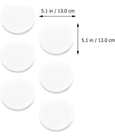 HEMOTON 500pcs Leak-proof Sealing Paper Beverage Cup Sealing Film Filters Paper Chip Crimper Leakproof Paper Pad Bottle Sealing Paper Practical Disposable Travel Bottom Pad White re-usable 13X13X0.05CM - Buy Online on GoSupps.com