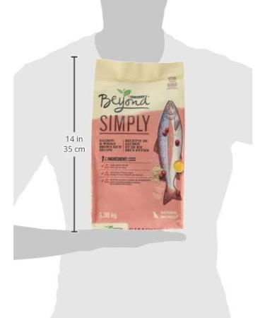 Beyond Simply Natural Dry Cat Food Salmon & Whole Brown Rice - 1.36 kg Bag 1.36 kg (Pack of 1) - Buy Online on GoSupps.com