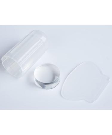 Buy ANCLLO Nail Art Stamper - Clear Silicone Stamping Jelly with Scraper | Perfect for DIY Nail Designs - International Shipping Available - Buy Online on GoSupps.com
