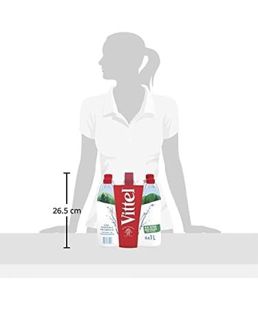 VITTEL - Natural Mineral Water 6X1L - Sold Per Unit - Buy Online on GoSupps.com