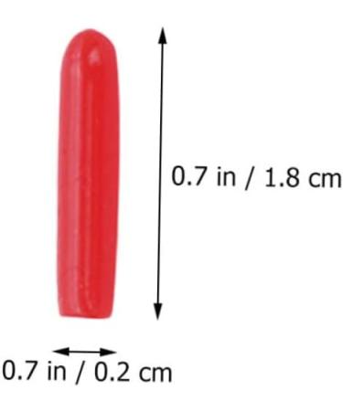 Buy Beatifufu 240 Pointed Cleaning Sleeve Tweezers - Stainless Steel Anti-Eyelash Cover & Auxiliary Tool for Eyelash Transplantation - 2pcs Red - Buy Online on GoSupps.com