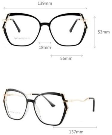 Blue Light Blocking TR Frame Reading Glasses | Anti Eye Strain Computer Readers - 1.00 C6 - Buy Online on GoSupps.com