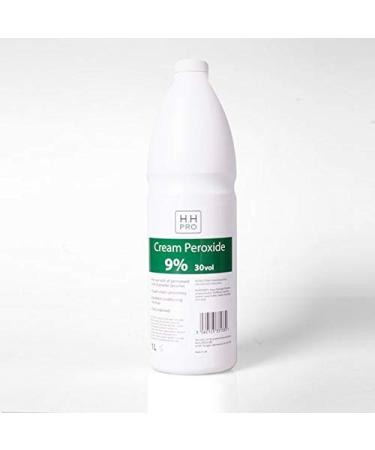 HH Pro Cream Hair Colour Tint Peroxide Developer 9% (30 volume) Litre 1000ml