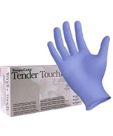 Sempercare Tender Touch Nitrile Powder-free Examination Gloves 10boxes/2000 Gloves (Small)