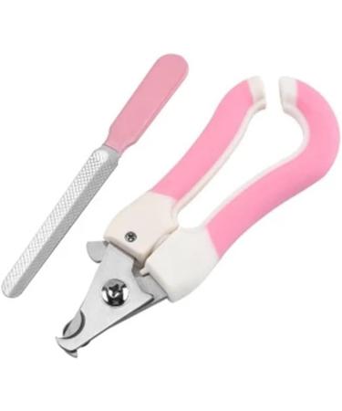 PSGS Professional Pet Nail Clippers Dog Cat Stainless Steel Two-Color Labor-Saving Nail Clippers Convenient Beauty Cleaning Supplies (Color : Give Sharpener Pink) - Buy Online on GoSupps.com