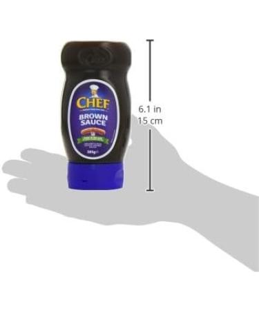 Chef Sauce Brown 385g Squeezy Bottle - Delicious and Convenient Top Down Pouring - Buy Online on GoSupps.com