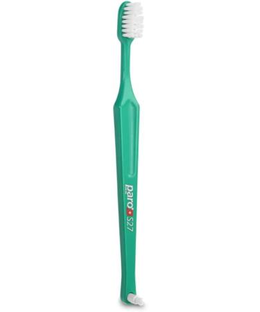 Paro S27 Toothbrush | Small Brush Head | Soft Bristles | Short Handle | Inter Space F | 27 Tufts | 6 Pack Multi-color - Buy Online on GoSupps.com