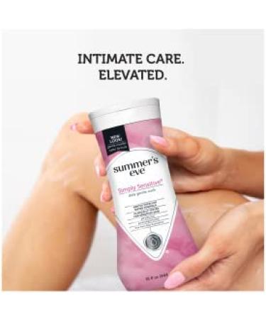 Summer's Eve Simply Sensitive Feminine Cleansing Wash for Sensitive Skin - 15.0 FL OZ - Buy Online on GoSupps.com