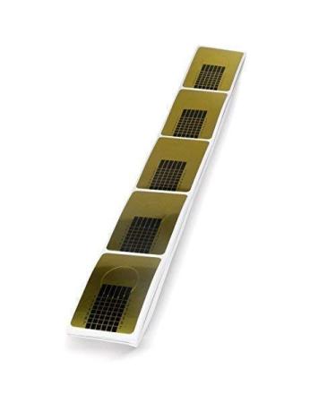 Modelling stencils Paper stencils Nail stencils Nail Forms GOLD 100 pcs