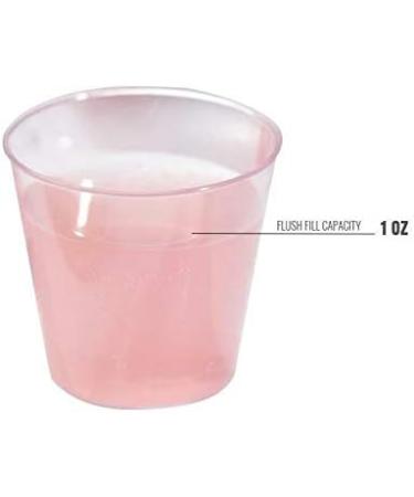 Kaya 1 oz. Clear Plastic Shot Glasses - Pack of 50 | Round Design - Buy Online on GoSupps.com