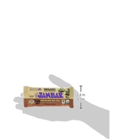 Jambar Organic Chocolate Cha Cha Energy Bar - 2.12 OZ | Healthy Snack for Energy Boost | International Shipping Available - Buy Online on GoSupps.com