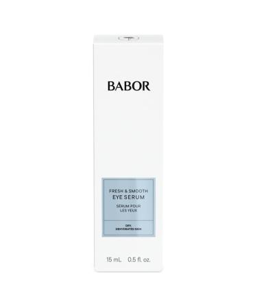 Babor Fresh & Smooth Eye Serum 15ml | Hyaluronic Acid & Aloe Vera for Intense Hydration | Smooth & Lift Eye Area - Buy Online on GoSupps.com