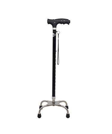 SilteD Walking Stick Aluminum Alloy Scalable Adjustment Ultra-Light Anti-Skid Four-Legged Crutches Magnetic Therapy for Elderly Crutches