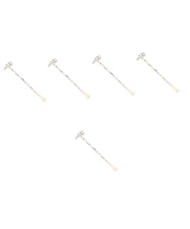 Healeved 5 piece Massagehammer body massage device body massage tools hook tool back tapping massage back tap hammmer back massage lager steel ball fitness handhammer hand tools as shown x 5 pieces 41.5x10cmx5pcs
