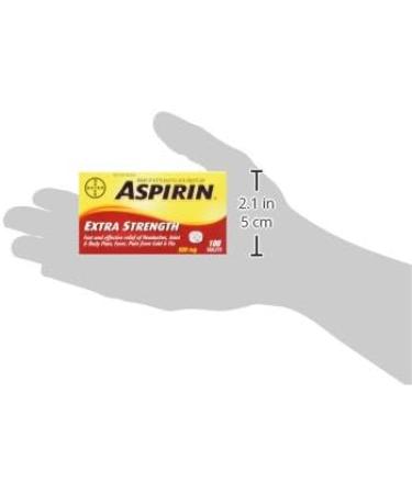 ASPIRIN Extra Strength Tablet 500 mg - Buy Online on GoSupps.com