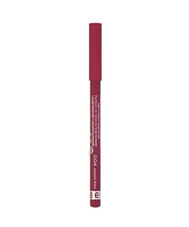 Rimmel London 1000 Kisses Lip Contouring Pencil 004 Indian Pink - Long-Lasting Color - Buy Online on GoSupps.com