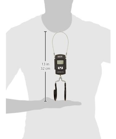 XLC Unisex Adult Hanging Scale TO-S77 Black One Size | Ideal for Travel & Shipping | Buy Online Now - Buy Online on GoSupps.com