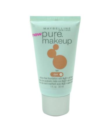 Maybelline Maybelline Pure Makeup Tan - Dark 1 Women Foundation  1 Ounce